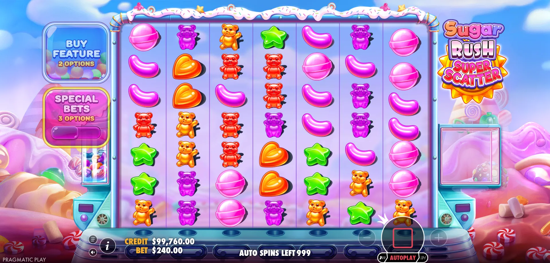 ¿Qué es Sugar Rush Super Scatter?